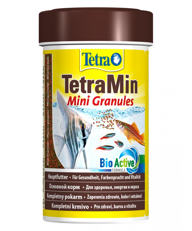 TetraMin Mini Granules корм в mini гранулах для молоди и мелких рыб 100 мл