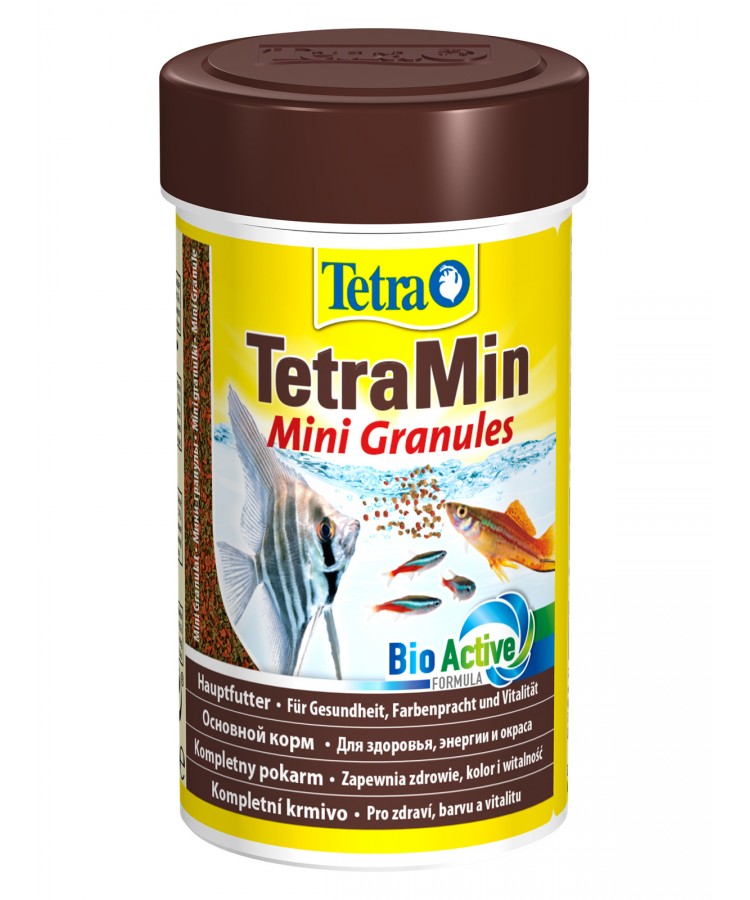 TetraMin Mini Granules корм в mini гранулах для молоди и мелких рыб 100 мл