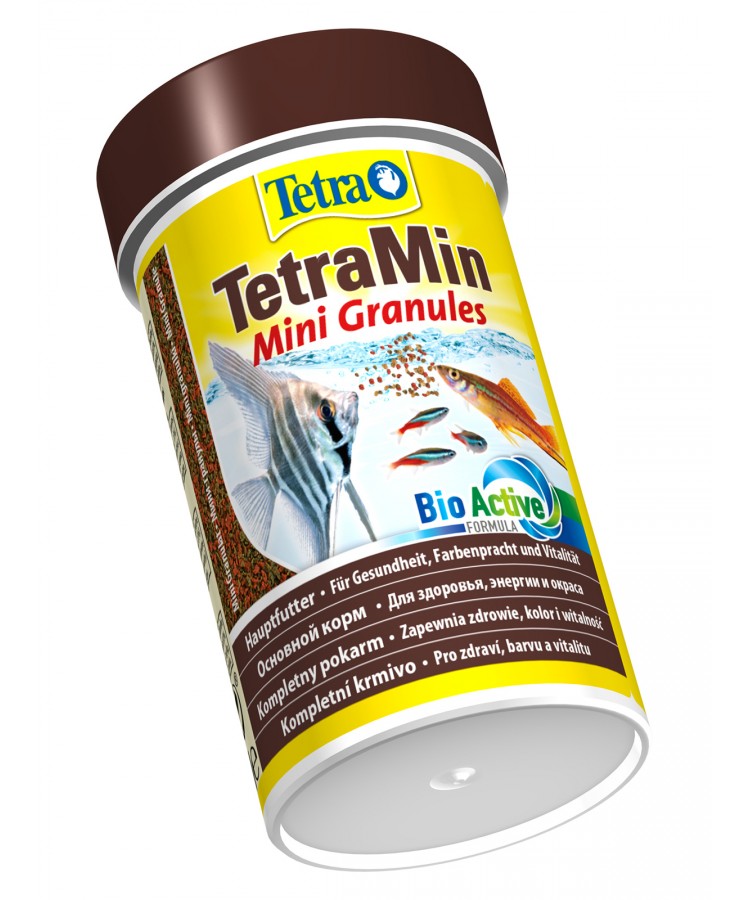 TetraMin Mini Granules корм в mini гранулах для молоди и мелких рыб 100 мл