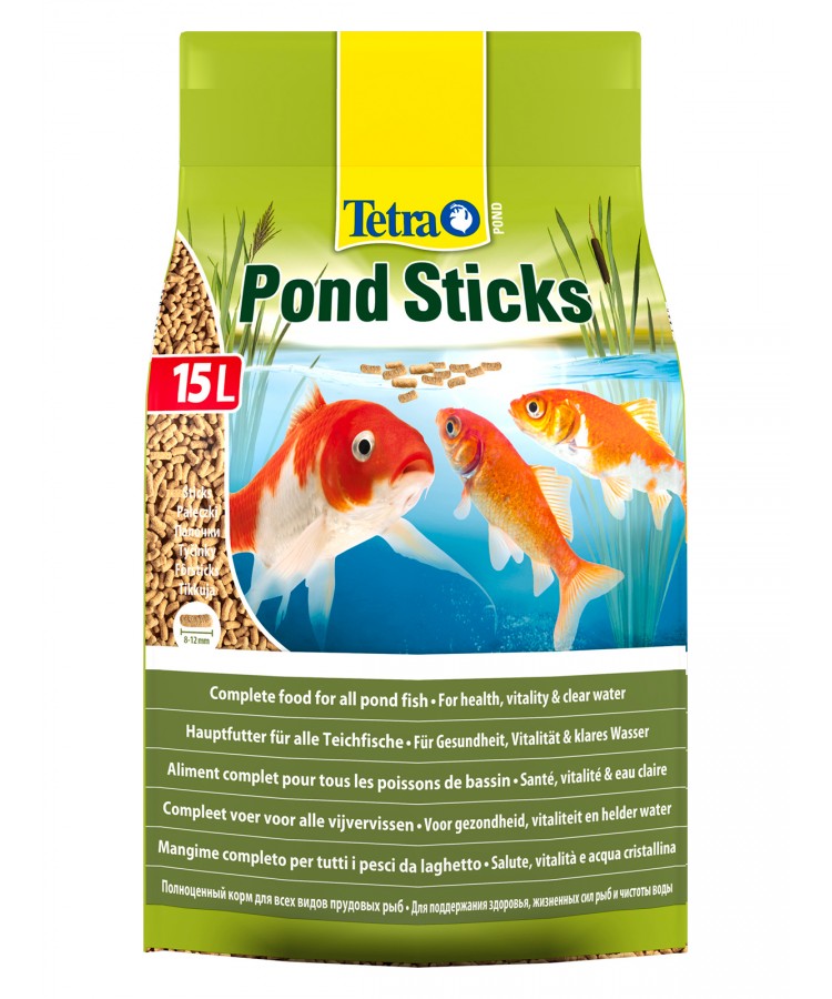 Tetra Pond Sticks корм для прудовых рыб в палочках 15 л