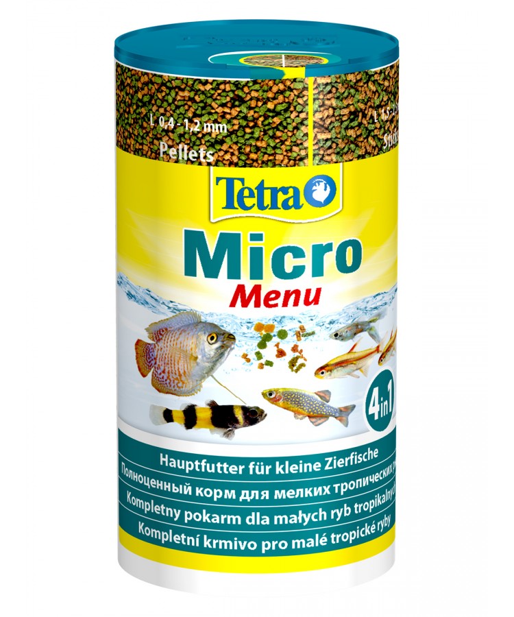 Tetra Micro Menu корм для мелких видов рыб 100 мл