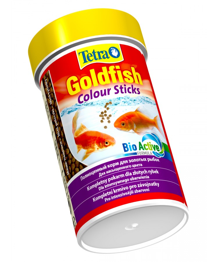 TetraGoldfish Colour Sticks корм в палочках для улучшения окраса золотых рыбок 100 мл