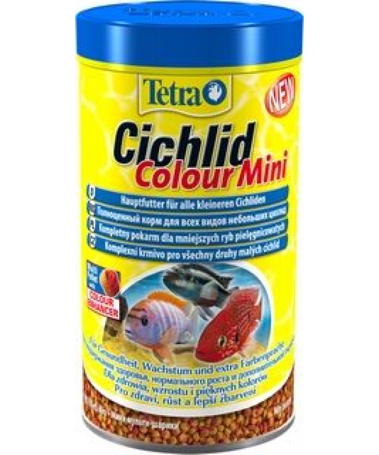 Корм для цихлид Tetra (Тетра) Cichlid Colour Mini 500 мл