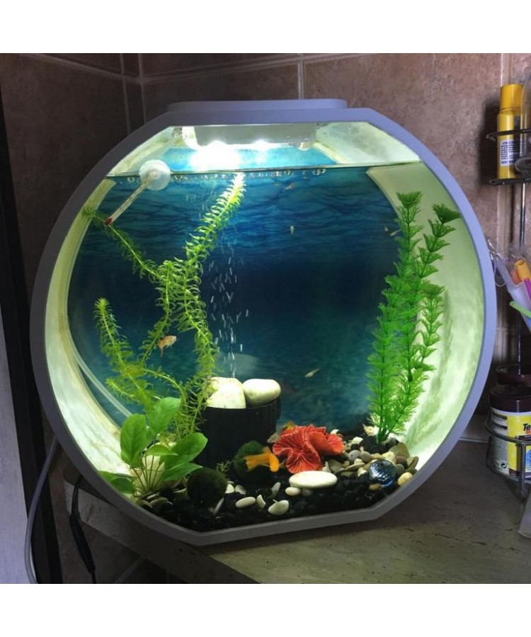 Аквариум AA-Aquariums Deco O Mini, 10л, ,белый, 335*136*310мм