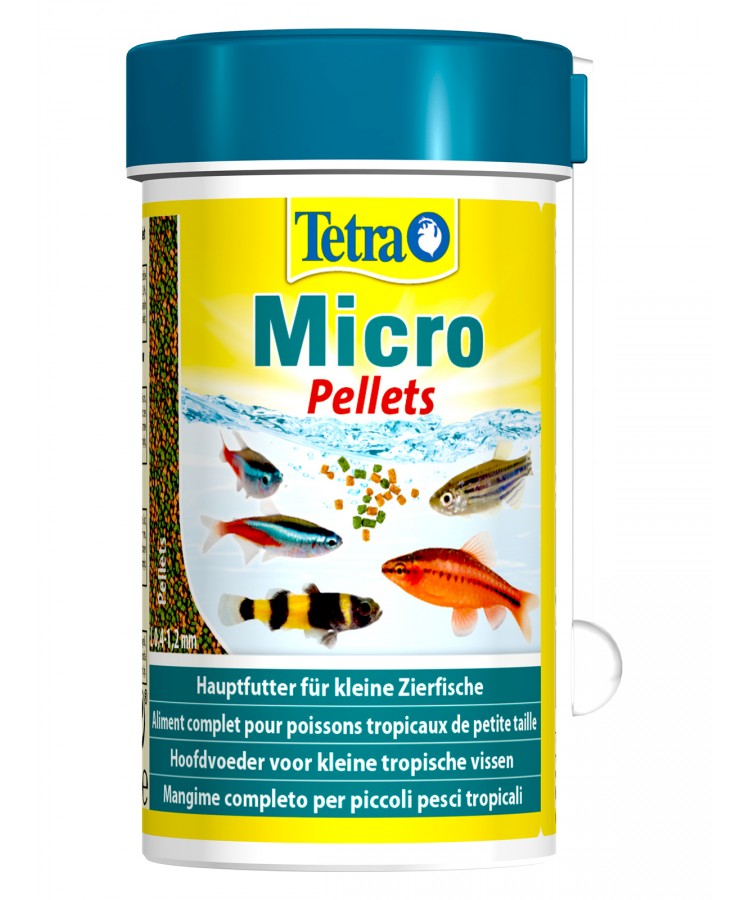 Tetra Micro Pellets корм для мелких видов рыб 100 мл