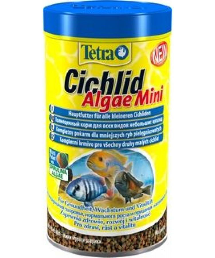 Корм для цихлид Tetra (Тетра) Cichlid Algae Mini 500 мл