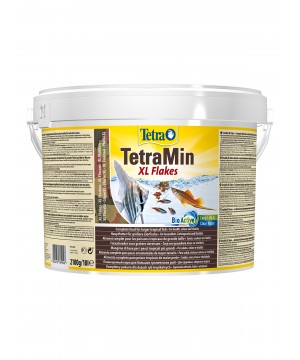 TetraMin XL корм для всех видов рыб крупные хлопья 10 л (ведро)