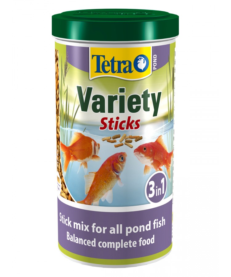 Tetra Pond Variety Sticks корм для прудовых рыб (3 вида палочек) 1 л