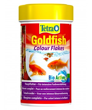 TetraGoldfish Colour корм в хлопьях для улучшения окраса золотых рыб 100 мл