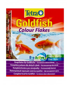 TetraGoldfish Colour корм в хлопьях для улучшения окраса золотых рыб 12 г (sachet)