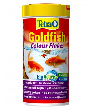 TetraGoldfish Colour корм в хлопьях для улучшения окраса золотых рыб 250 мл