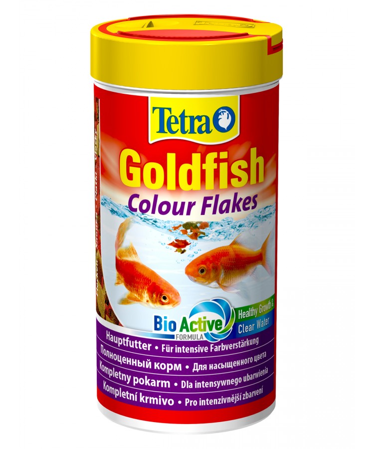 TetraGoldfish Colour корм в хлопьях для улучшения окраса золотых рыб 250 мл