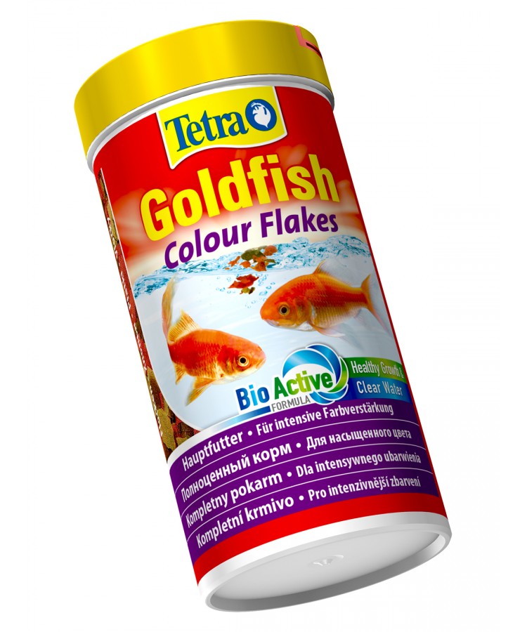 TetraGoldfish Colour корм в хлопьях для улучшения окраса золотых рыб 250 мл