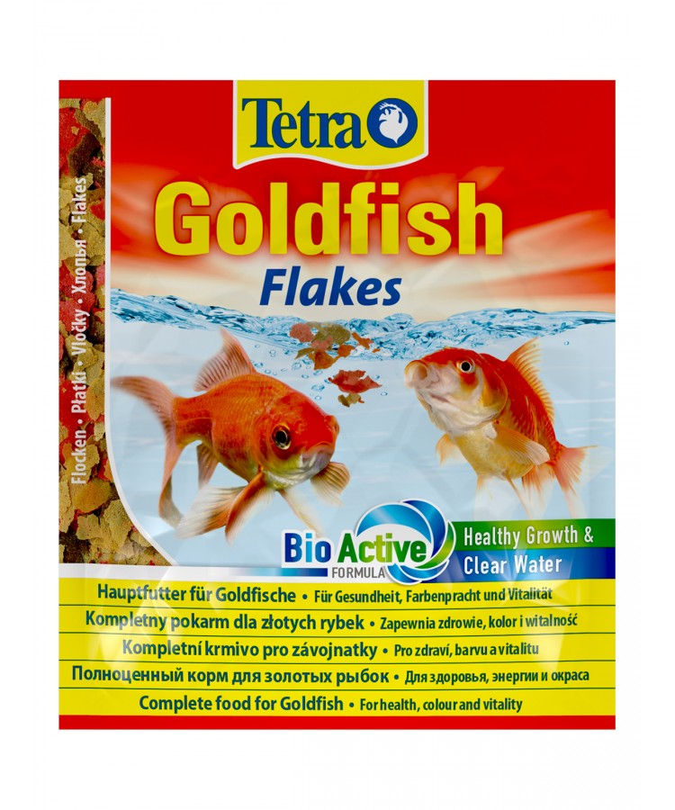 TetraGoldfish корм в хлопьях для всех видов золотых рыбок 12 г (sachet)