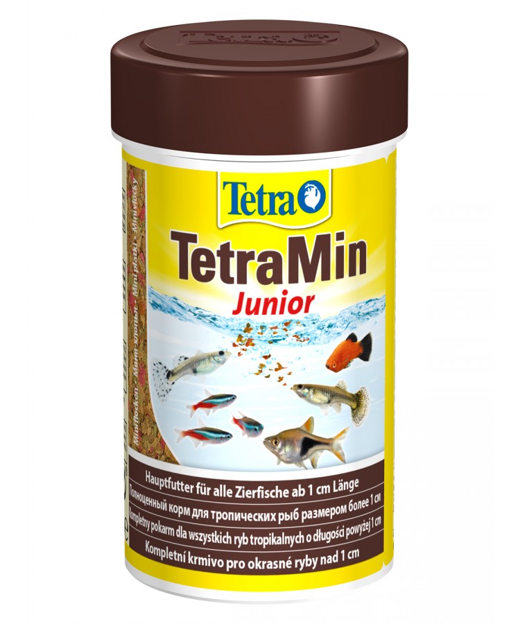 TetraMin Junior корм в хлопьях для молоди рыб 100 мл