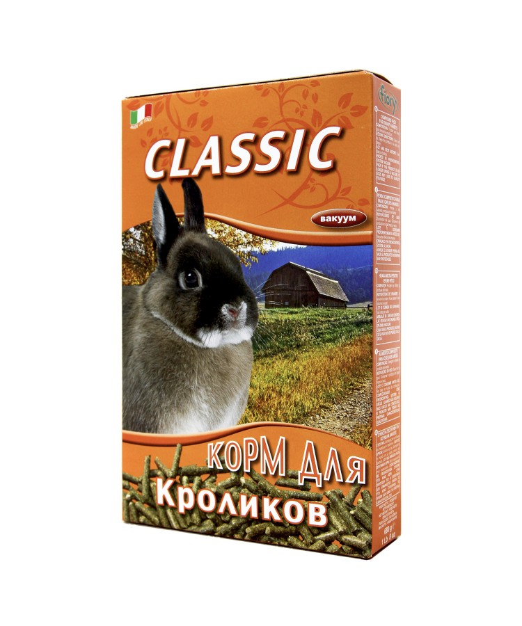 Корм Fiory Classic для кроликов, гранулированный 680 г