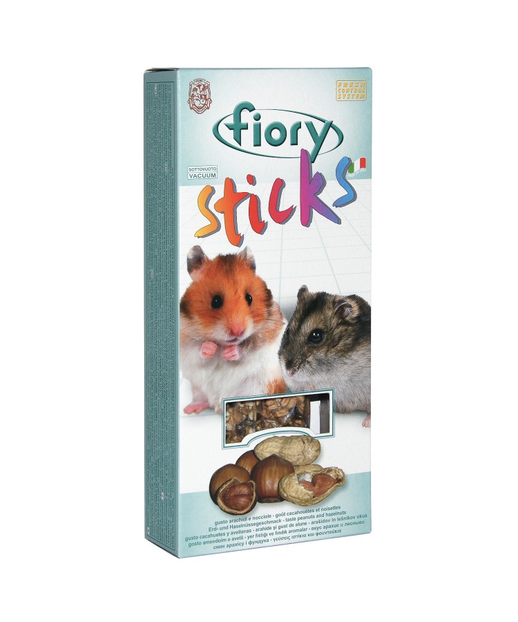 Лакомство Fiory Sticks палочки для хомяков с орехами 2х50 г