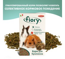 Корм Fiory Pellettato для кроликов, гранулированный 850 г