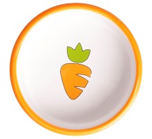 Миска Mr.Kranch керамическая для грызунов Оранжевая с морковью 70 мл