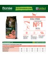 Сухой корм Monge Cat BWild GRAIN FREE для кошек, из лосося, беззерновой, 1,5 кг.