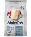 AlphaPet Superpremium Monoprotein (АльфаПет) 1,5кг из белой рыбы сухой для кошек