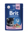 Brit Premium Пауч белая рыба в соусе для котят 85 гр.