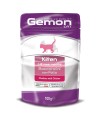 Gemon Cat Pouch паучи для котят кусочки курицы 100г