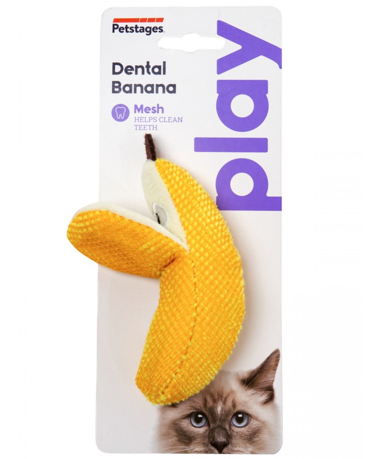 Игрушка Petstages Dental "Банан", для кошек