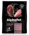 AlphaPet Superpremium (АльфаПет) 7кг с уткой и индейкой сухой для взрослых стерилизованных кошек