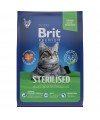 Brit Premium Cat Sterilised Chicken с курицей для стерилизованных кошек 400 гр.