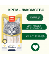 Wanpy Cat Лакомство для кошек "нежное пюре" из курицы 25 шт х14 г