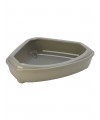 Moderna туалет-лоток угловой Corner Tray 55x45x13h см, серый