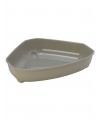 Moderna туалет-лоток угловой Corner Tray 55x45x13h см, серый