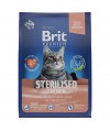 Brit Premium Cat Sterilised Salmon & Chicken с лососем и курицей для стерилизованных кошек 8 кг