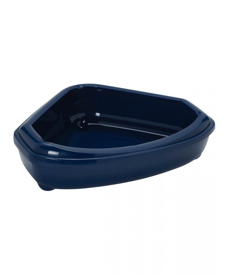 Moderna туалет-лоток угловой Corner Tray 55x45x13h см, синий