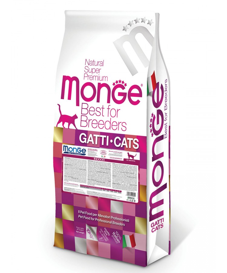 Monge Cat Indoor корм для домашних кошек 10 кг