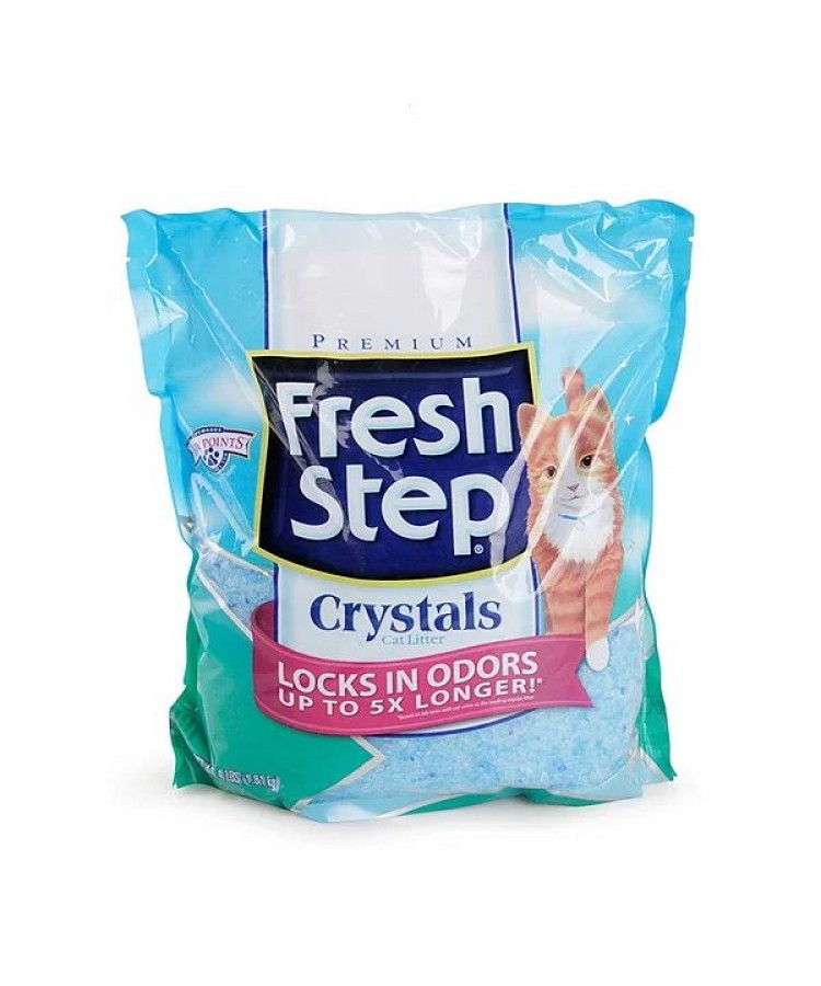 Наполнитель FRESH STEP CRYSTALS силикагелевый - 1,81 кг