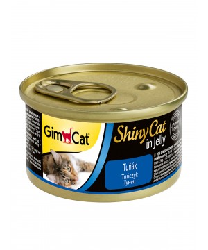 GimCat ShinyCat консервы для кошек из тунца 70 г * 24 шт