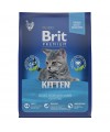 Brit Premium Cat Kitten с курицей и лососем для котят 800 гр.