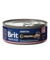 Brit Premium by Nature консервы с мясом индейки для кошек с чувствительным пищеварением 100 гр.