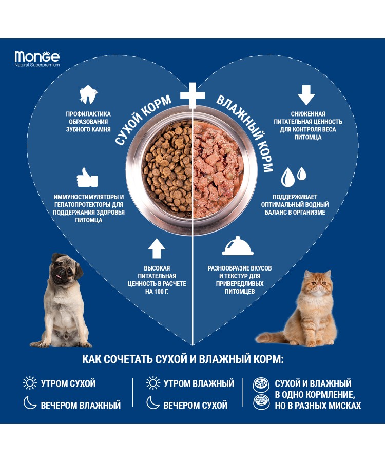 Monge PFB Cat Monoprotein Sterilised корм с форелью для стерилизованных кошек 10 кг