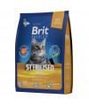 Brit Premium Cat Sterilised Duck & Chicken с уткой и курицей для взрослых стерилизованных кошек 400 гр.