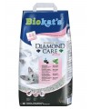 BIOKAT'S Diamond Care FRESH наполнитель комкующийся с активированным углем с ароматизвтором 8л