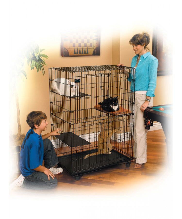 Клетка для кошек Midwest Cat Playpens 91Х60Х128 см