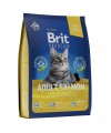 Brit Premium Cat Adult Salmon с лососем для взрослых кошек 400 гр.