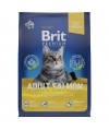 Brit Premium Cat Adult Salmon с лососем для взрослых кошек 400 гр.