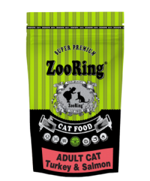 КОРМ ДЛЯ КОШЕК ZOORING ADULT CAT TURKEY&SALMON (GRAIN FREE) ИНДЕЙКА И ЛОСОСЬ 1.5 кг