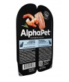 AlphaPet Superpremium (АльфаПет) 0,08кг анчоусы и креветки мясные кусочки в соусе для стерилизованных кошек