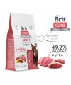 Brit Care Superpremium Cat Adult с индейкой и уткой для взрослых привередливых кошек, Превосходный вкус 1,5 кг