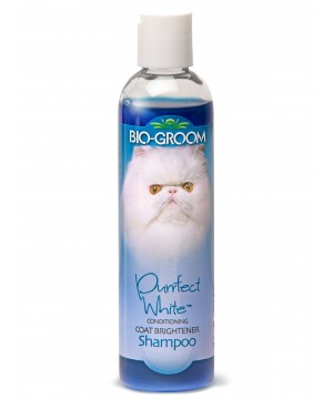 Bio-Groom Purrfect White Shampoo кондиционирующий шампунь для кошек белого и светлых окрасов 237 мл